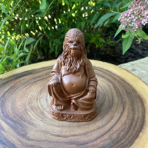 Chewie, Chewbacca Amusing Buddha Sculpture image 1