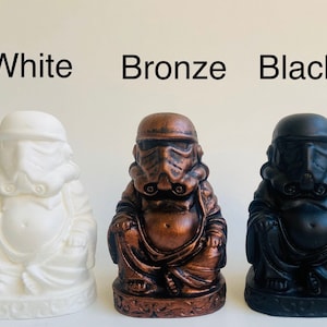 Storm Trooper Amusing Buddha Sculpture