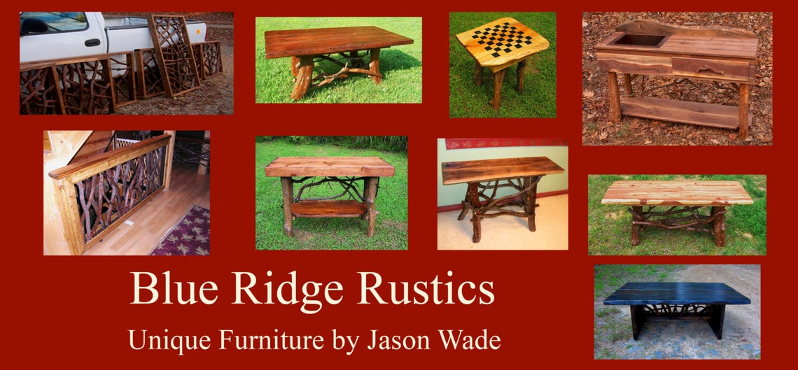 Rustic Handmade Kitchen or Bath Log Cabin Adirondack Etsy