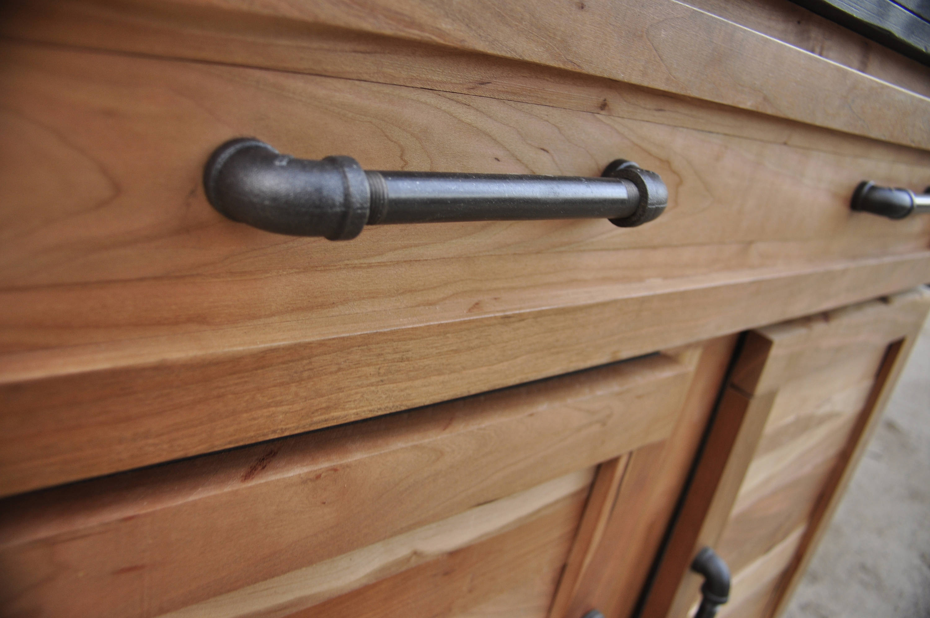 Industrial Rustic Modern Art Furniture Made With Cherry Wood