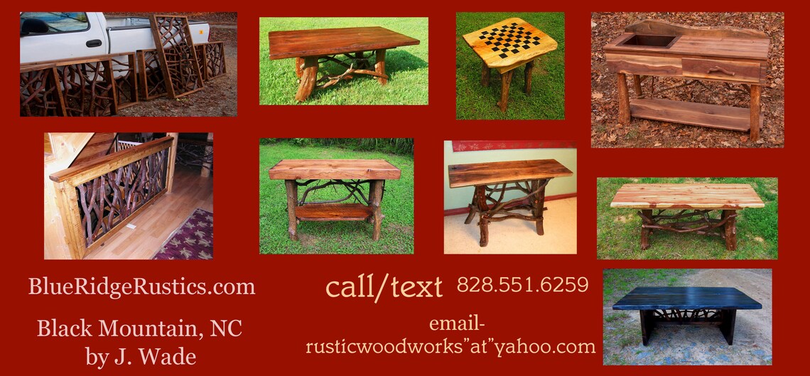 Industrial Rustic Modern Art Furniture Made With Etsy