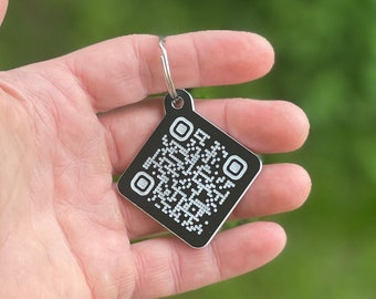 QR code Keychain