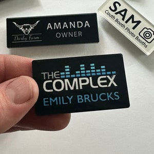 Custom Name Tag with Logo