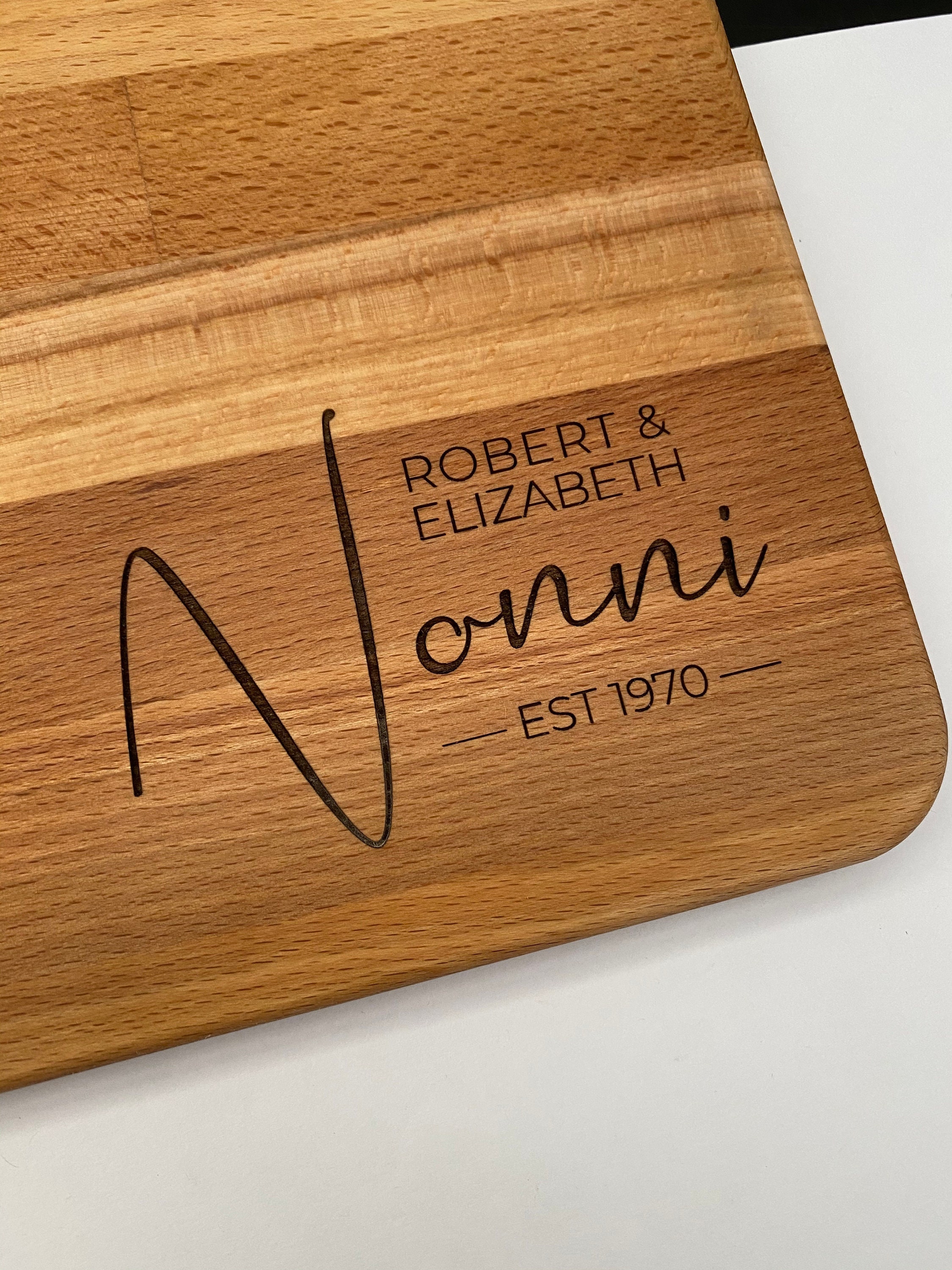 Large Personalized Cutting Board Engraved Charcuterie Board Etsy