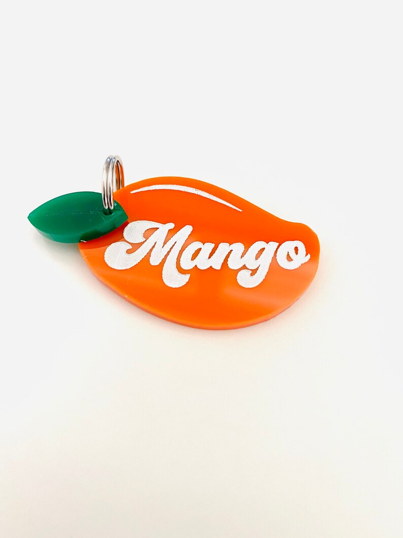 Mango Dog Tag Pet Tag Pet Id Tag Dog Id Tag Etsy
