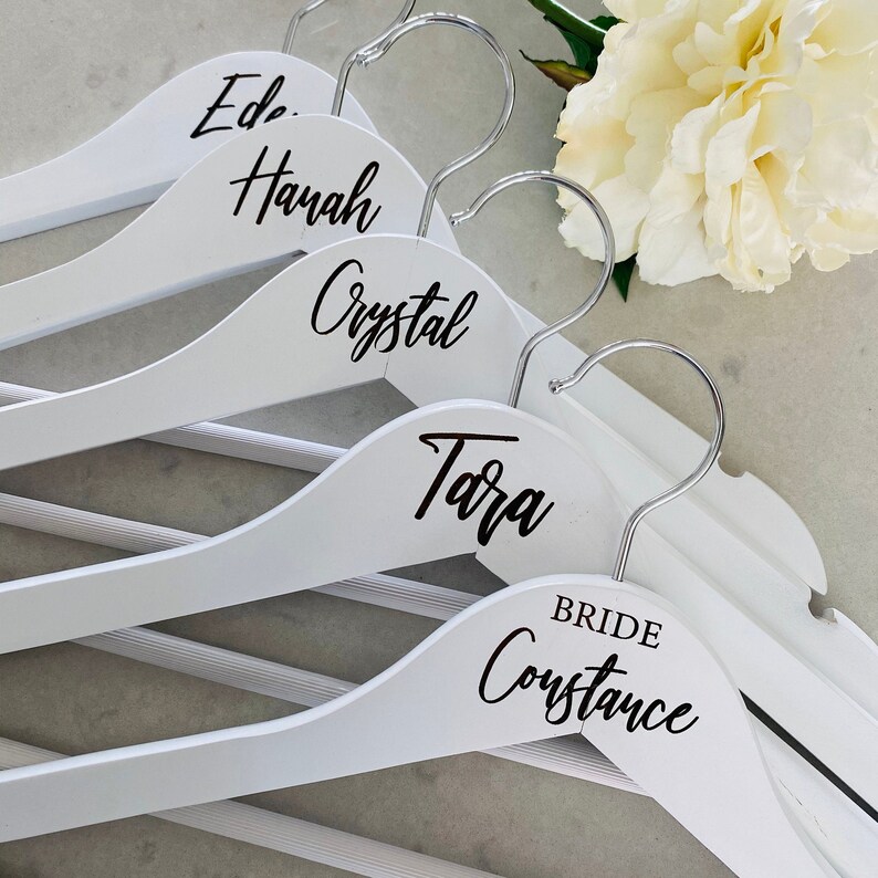 Custom Personalized Hangers / Wedding Hangers / Engraved Etsy