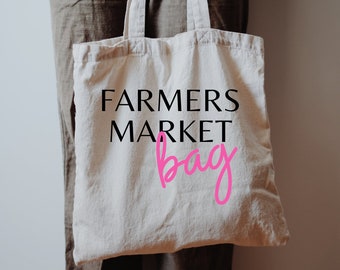 Farmer’s market bag | Farmer’s market tote | Farmer’s market shopping bag | canvas tote | shopping bag