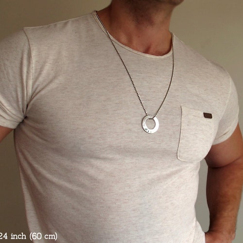 Custom Mens Necklace Personalized 