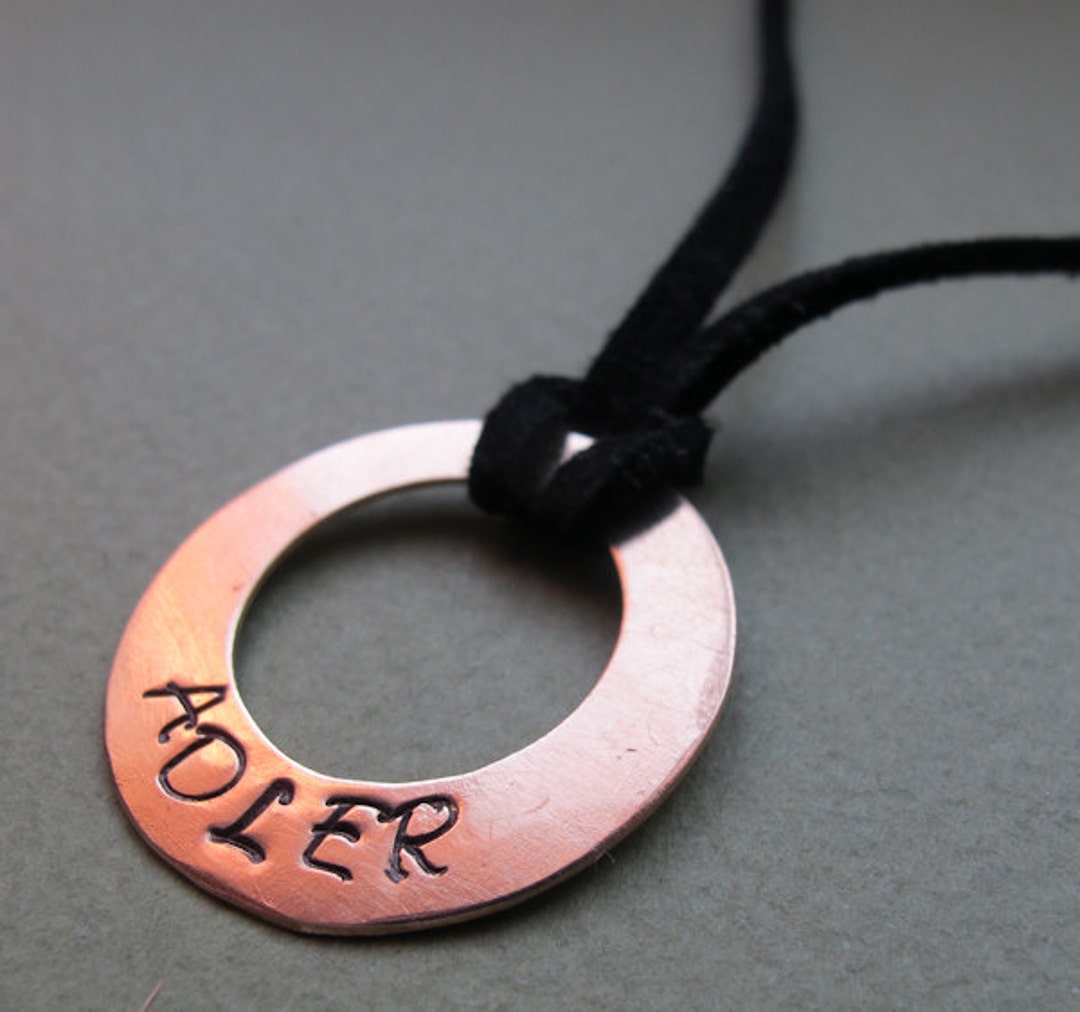 Personalized Mens Necklace. Engraved Necklace for Men Mens Etsy
