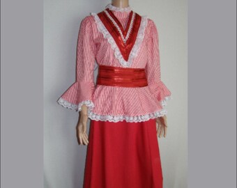 Victorian Woman Costume 4 Piece 2 Sizes Available (Sold Separately) Historical Period, Theater, Masquerade, Murder Mystery, Halloween