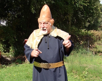 Conehead Character Costume  Adult Unisex 5 Piece Halloween Masquerade Theater