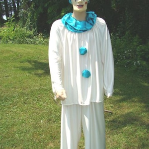Pierrot Clown Costume X Large 3 Color Choices Entertainer, Theater, Halloween