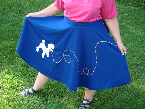 mål os selv engagement Plus Size Poodle Skirt 50s Costume Handmade Halloween Theater - Etsy