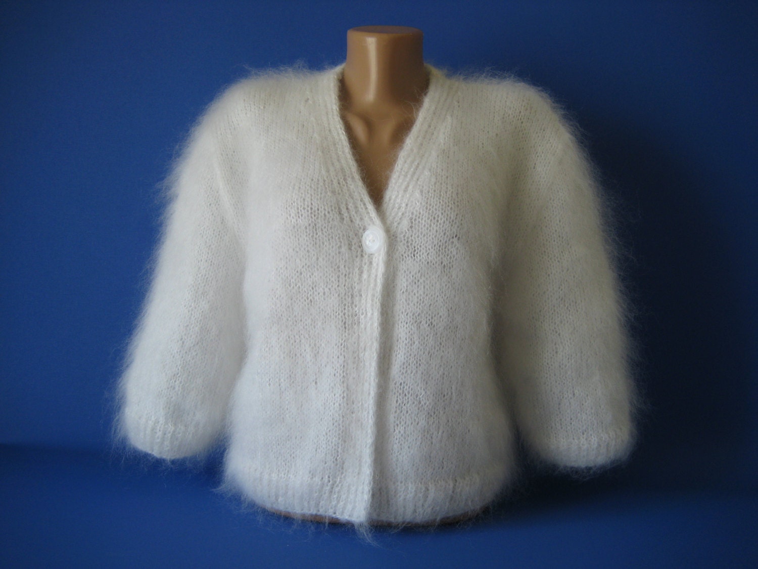Made to Order Hand Knitted Fluffy Soft Mohair Bolero Sweater | Etsy