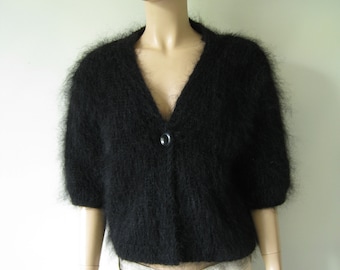 Made to Order ! HAND KNITTED MOHAIR Bolero