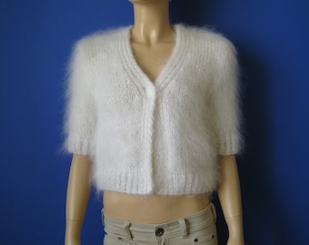 Made to Order ! HAND KNITTED MOHAIR Bolero