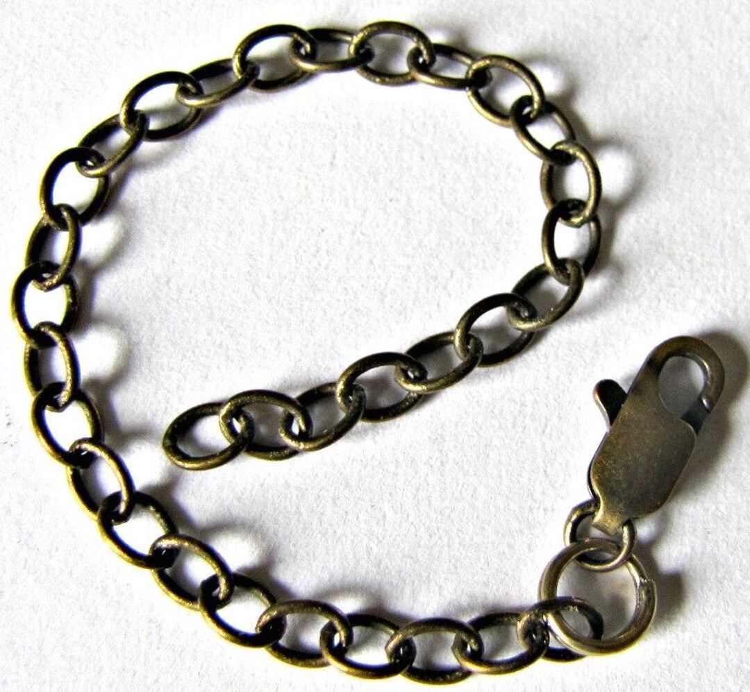 2 Inch Soldered Link Chain Extender: Brass, Copper, Gold, Silver - Etsy