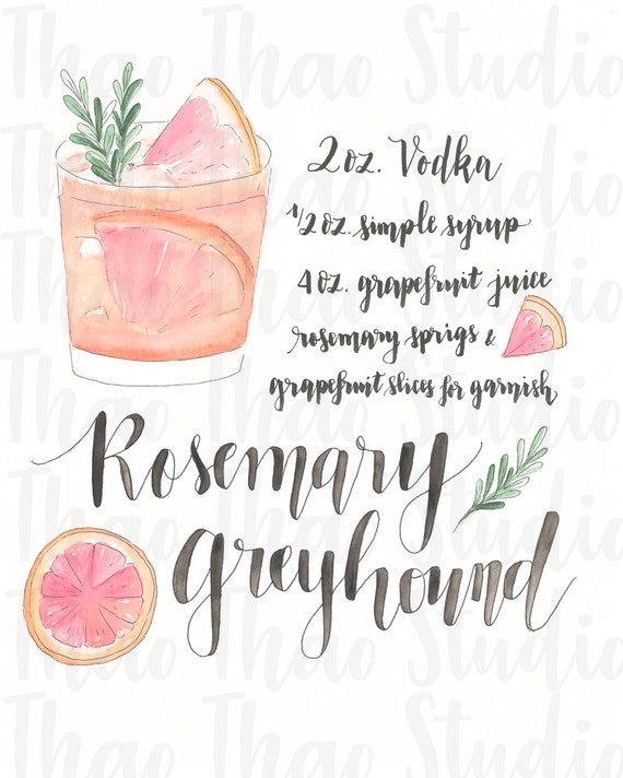 pink grapefruit greyhound martini