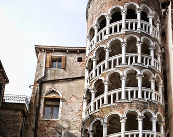 Italy Photography, Venice Photography, Spiral Staircase, Venice Architecture, Contarini del Bovolo, Italian Home Decor, Romantic Venice