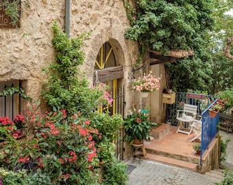 Provence Photographic Print, French Wall Art, France Wall Decor, French Country Art, Village of Bonnieux, Provence Print, France Photo
