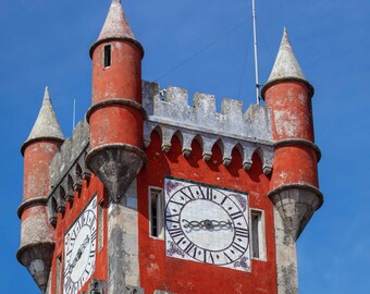Pena Palace Photo, Sintra, Portugal, Castle, Travel Photo, Portuguese Wall Art, Sintra Wall Decor, National Palace of Pena