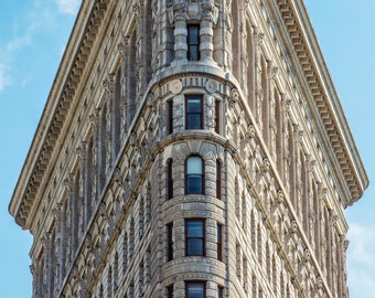 New York City Photography, Flat Iron Building,  New York City, Architectural, NYC Wall Art, Wall Decor, New York Decor