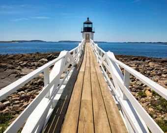 Marshall Point Lighthouse, Maine Photo, Lighthouse Decor, Maine Wall Art, Coastal Print, New England, Coastal Maine, Maine Wall Decor