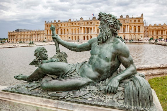 Paris Photography, Palace of Versailles, French Wall Decor, Wall Art,  Bronze Sculpture, Historic Architecture, Neptune Statue, Palace - Etsy  Singapore