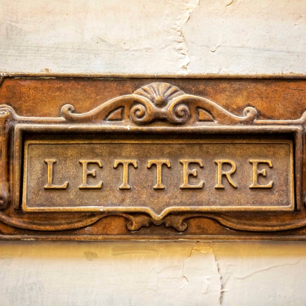 Italy Photography, Orvieto Italy Photograph, Not An Actual Mail Slot, Mail Slot Photo, Front Door, Italy Wall Art, Orvieto, Italian Decor