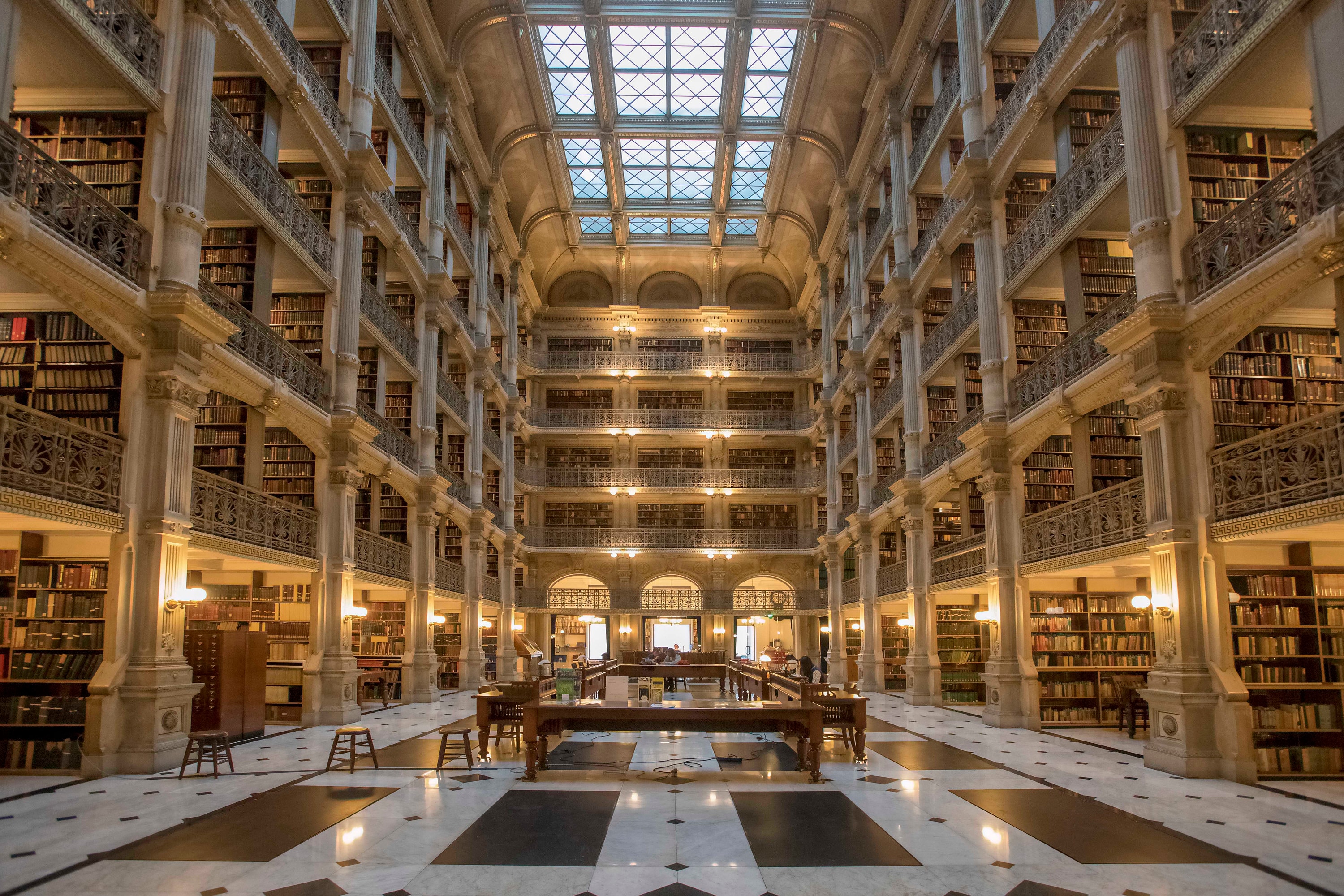Peabody Library Photo, Baltimore Photography, Wall Decor, Wall Art, Peabody  Interior, Interior Design, Baltimore Architecture, Travel Print