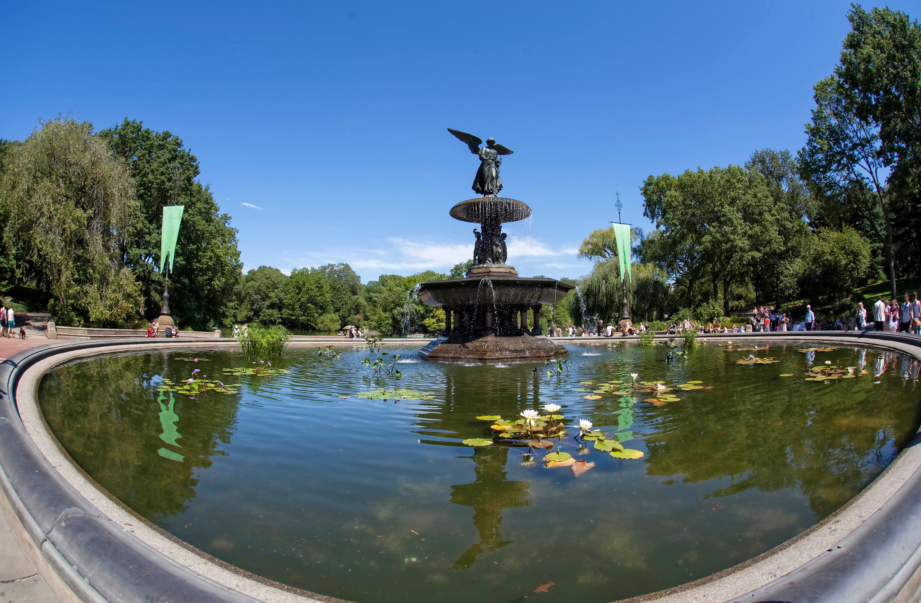 File:Bethesda Fountain from the Bethesda Terrace - Central Park