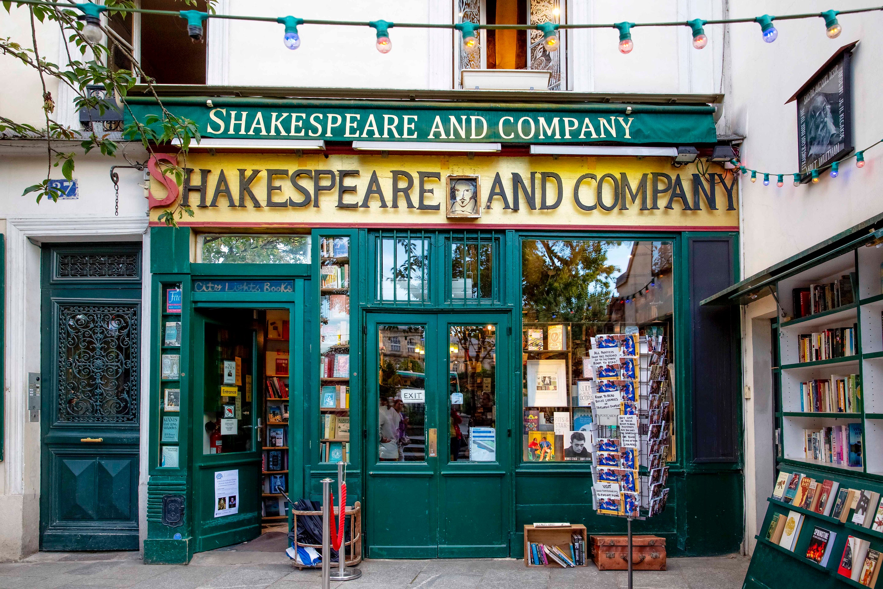 Paris Photo, Shakespeare and Company, Bookstore, Paris France, Wall Decor,  Wall Art, Storefront, Historic Shop, Travel Print, French Art