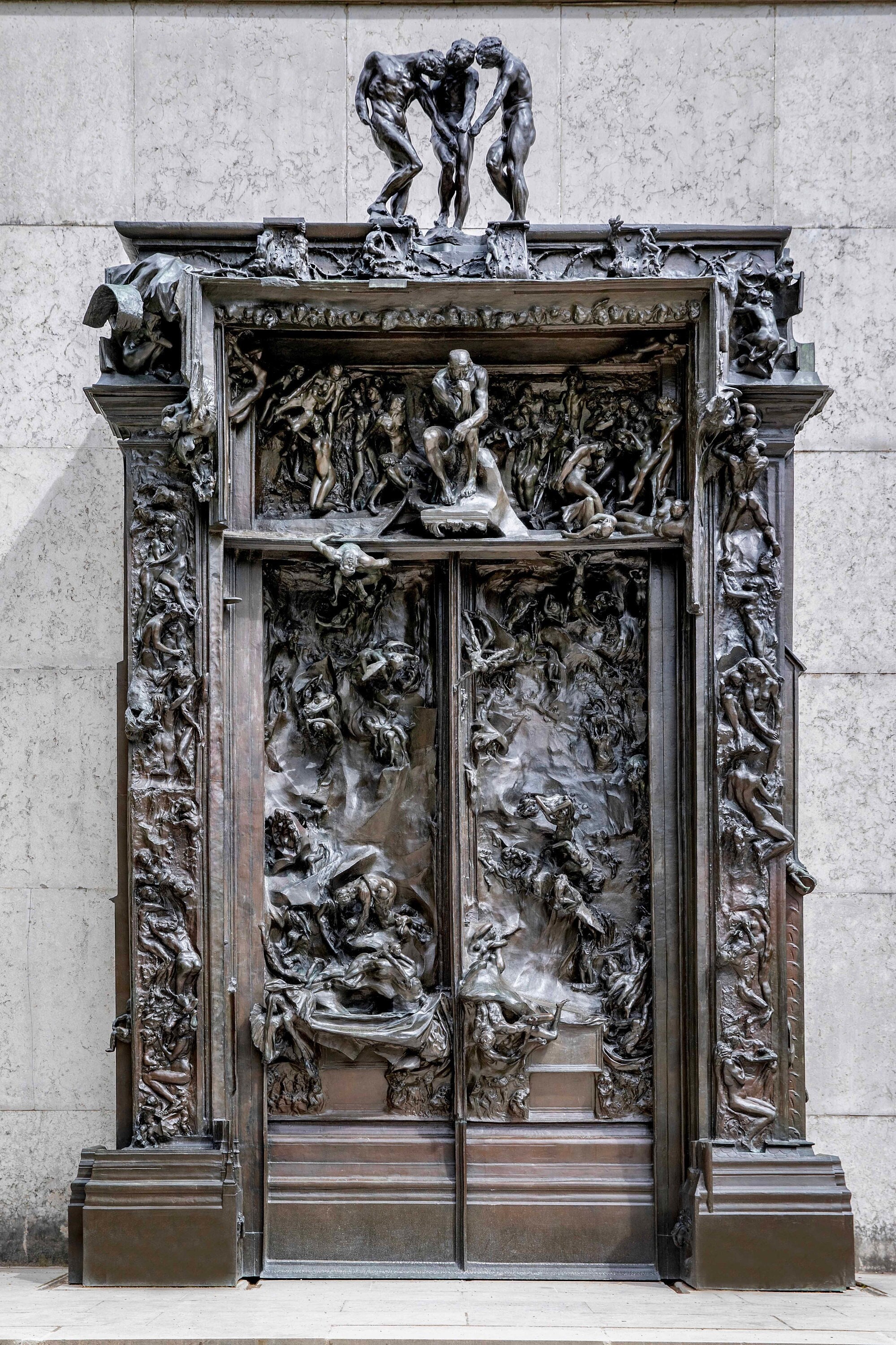 Gates Of Hell Rodin Poster