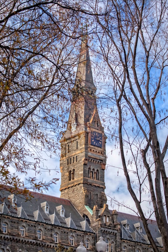 University Photo Washington DC Wall Art Wall Etsy