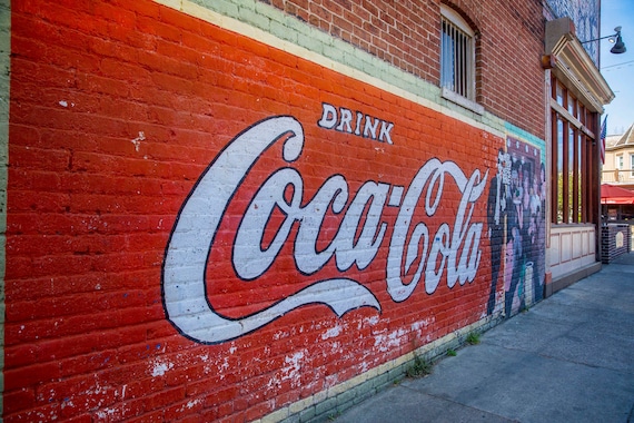 Americana Photo, Retro Sign, Coca Cola, Richmond, Virginia