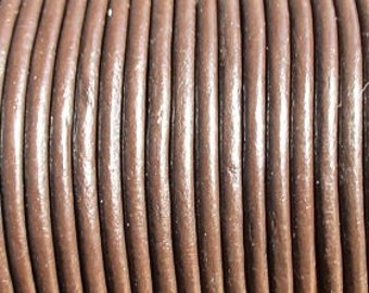 BIG SALE !! 10 yard / meter 2mm dark brown first quality leather cord