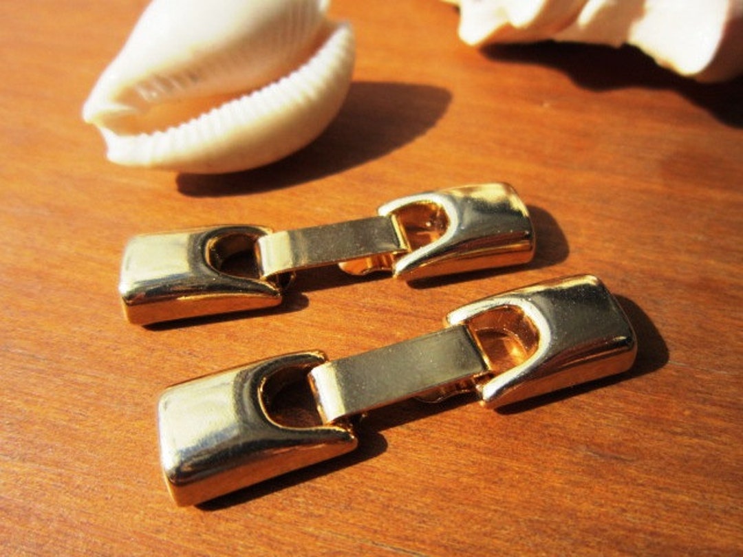 20pcs 6mm Hook Clasp, Gold Clasp, Leather Clasp, Hook Clasp, Bracelet
