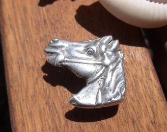 10pcs 10mm Horse head slider bead, silver beads, bracelet sliders, bracelet findings