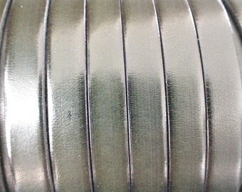 BIG SALE!! 3 yards/ meter 10mm dark green flat leather, first quality leather hide