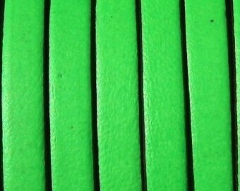 BIG SALE!! 5 yards/ meter 5mm neon flat leather, first quality leather hide