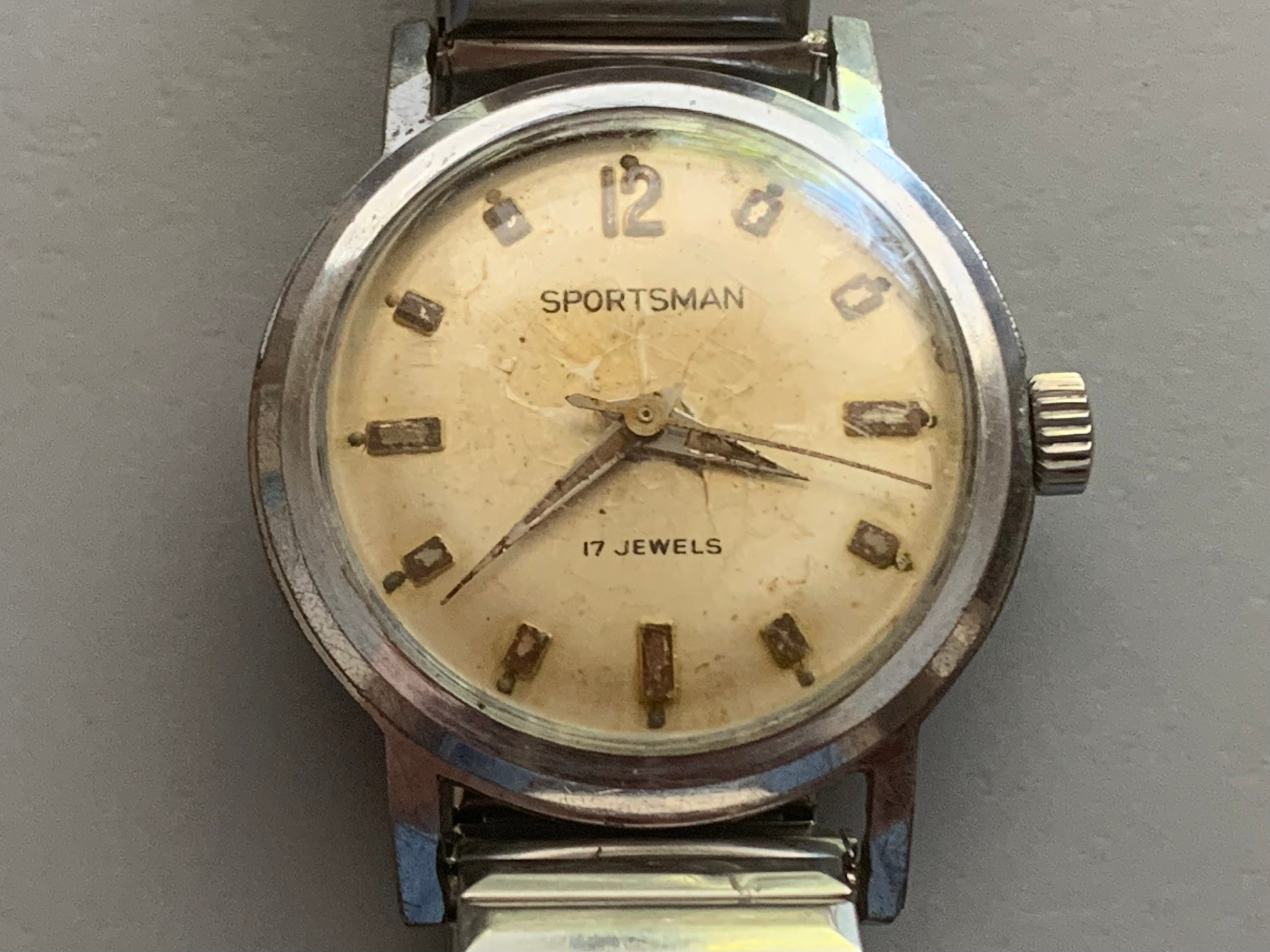RELOJ ELGIN SPORTSMAN MENS esfera redonda reloj vintage | Etsy España