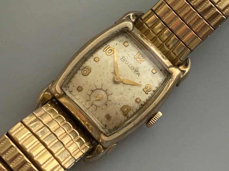 Montre Homme Automatique Vintage Bulova Ambassador - Fonctionne Parfaitement - Occasion