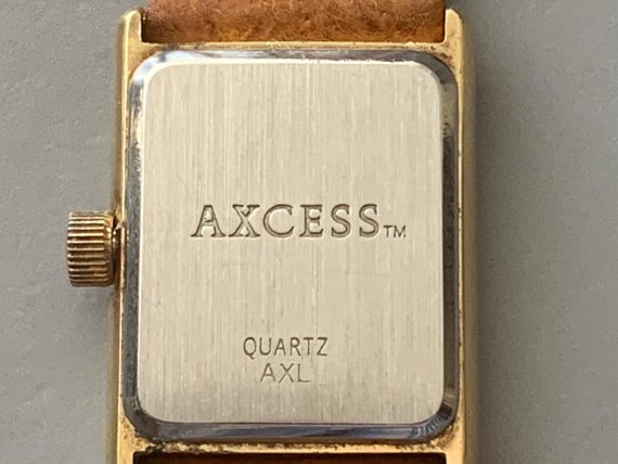 Axcess Rectangular Womens Golden Rectangular Vint… - image 13