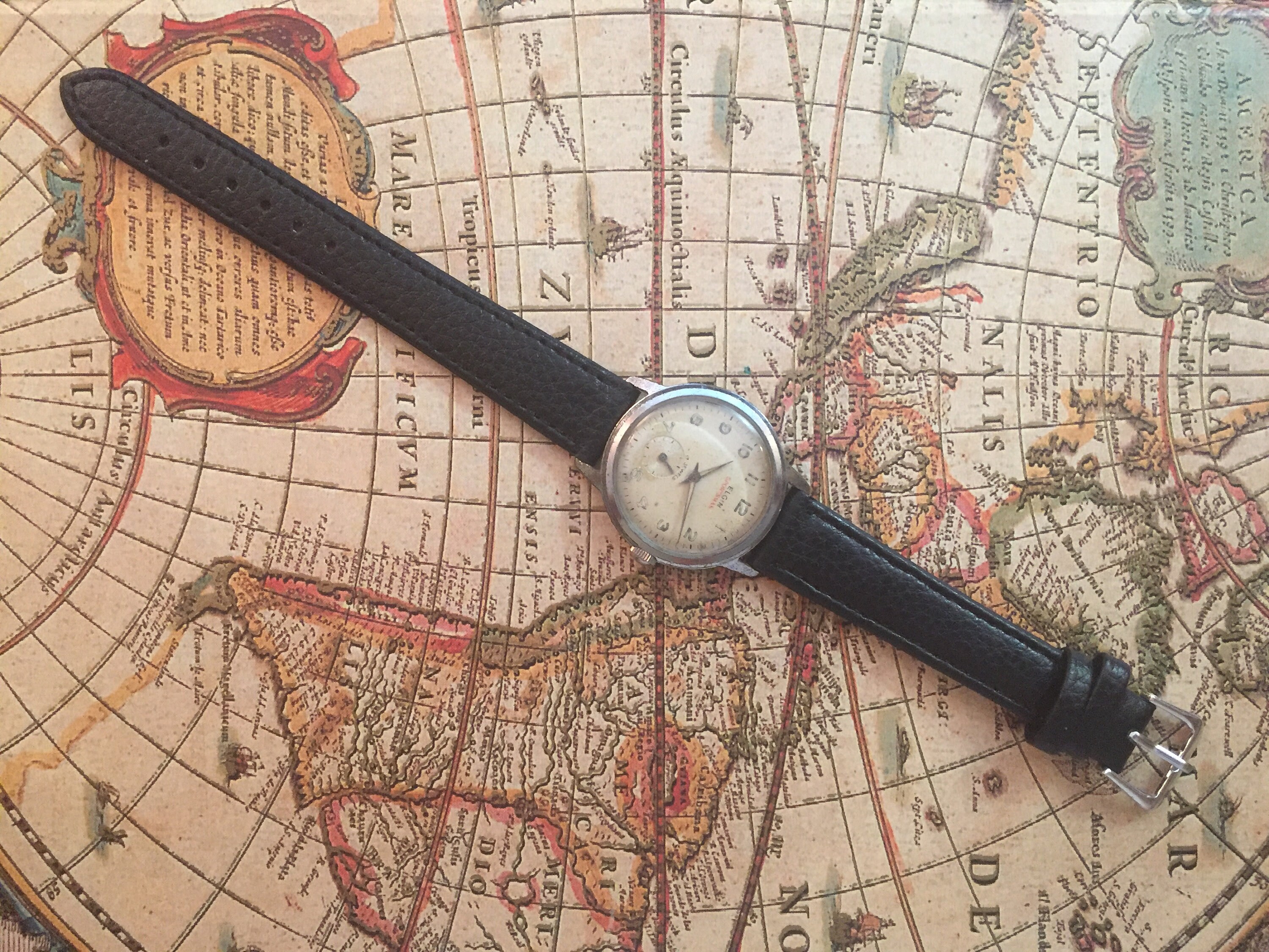 ELGIN SPORTSMAN WATCH Master Time Silver Dial Silvery | Etsy