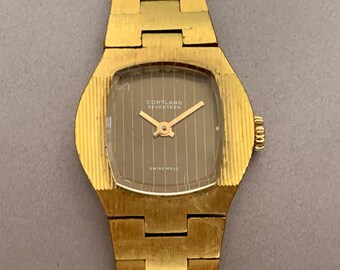 WOMENS CONCORD 'CORTLAND' Luxury Vintage Swiss Watch 17 Jewels, 1960s, Click Item Details