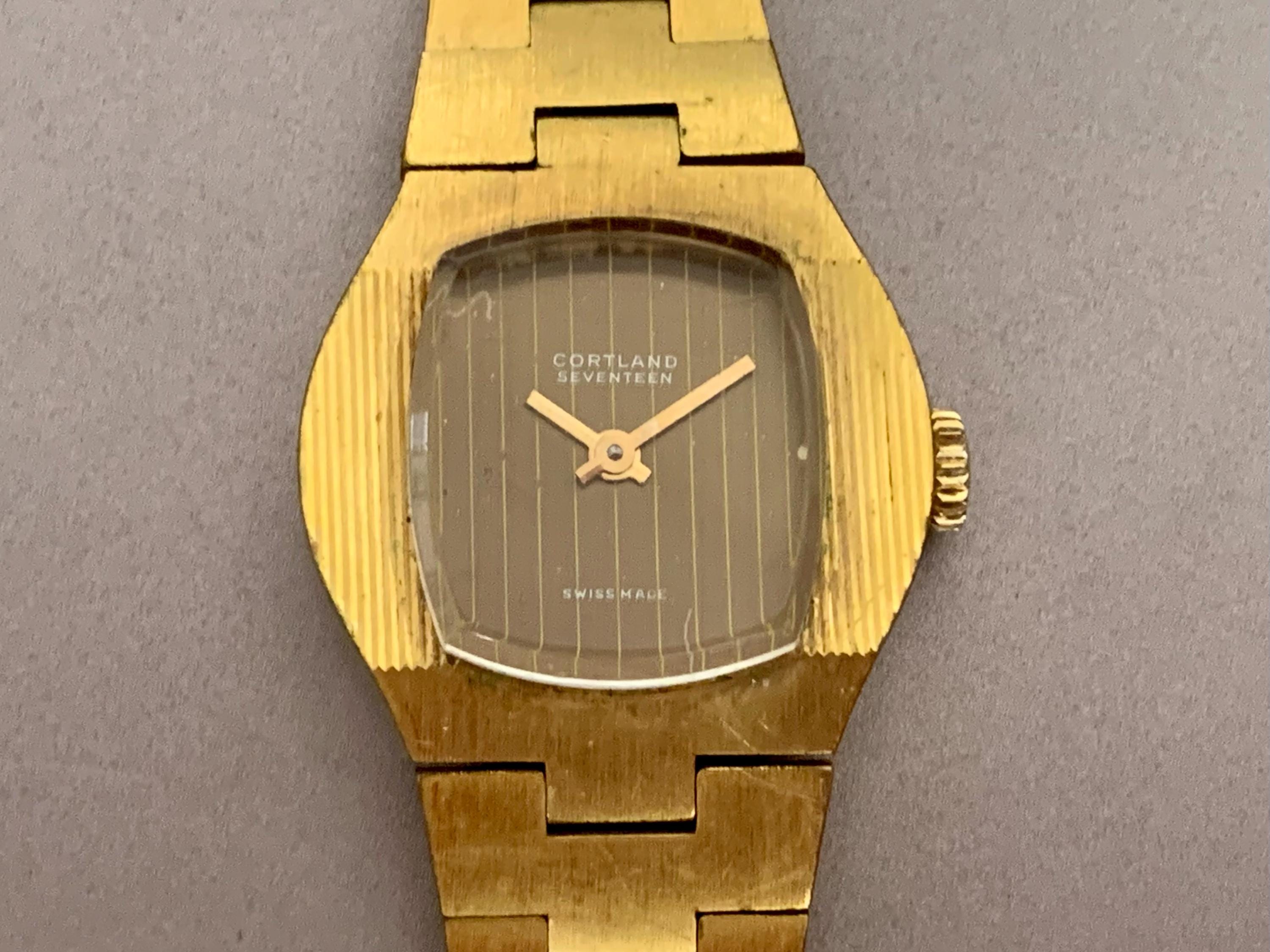 WOMENS CONCORD 'CORTLAND' Luxury Vintage Swiss Watch 17 Jewels