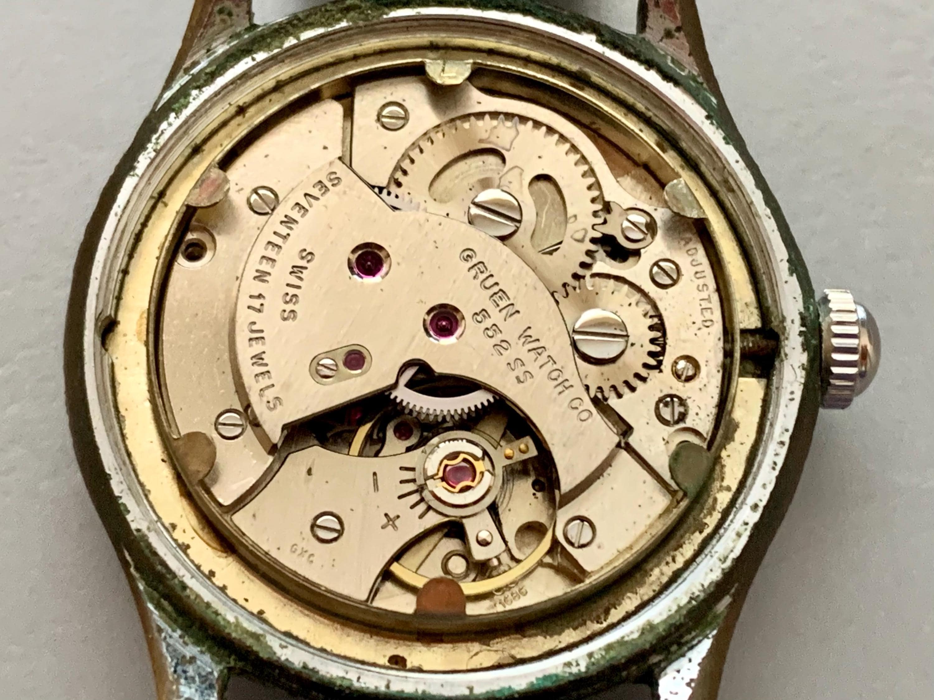 Navajo William Singer Sterling Watch Tips MENS GRUEN PRECISION