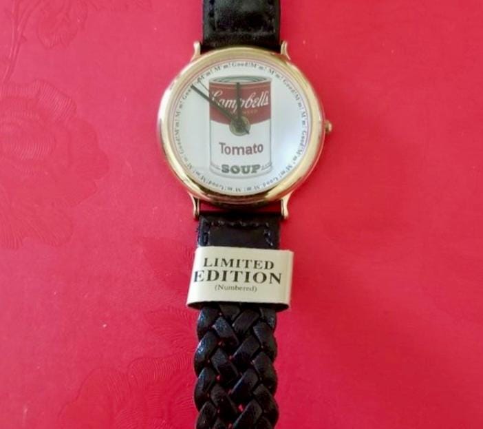 Campbell's Soup キャンベルスープ 腕時計 MENS CAMPBELL'S SOUP Vintage Watch Limited Edition Andy Warhol Pop