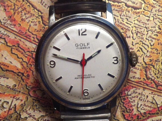 second hand golf watches