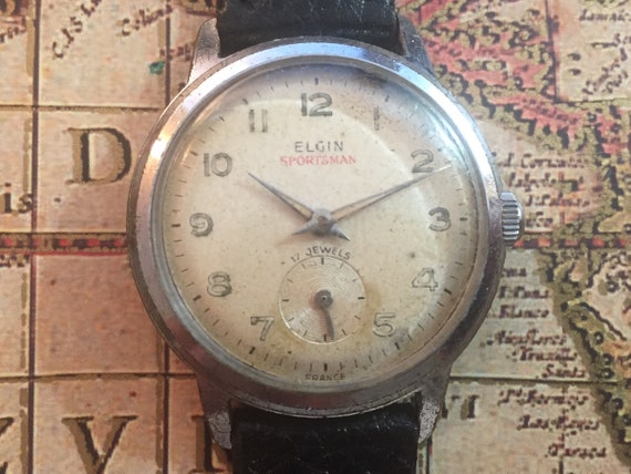 ELGIN Sportsman, Master Time, Silver Dial, Silvery
